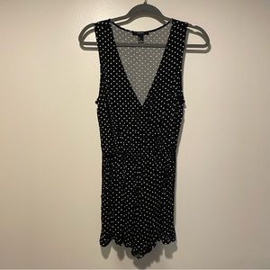 Forever 21 Polka Dot Romper, Large